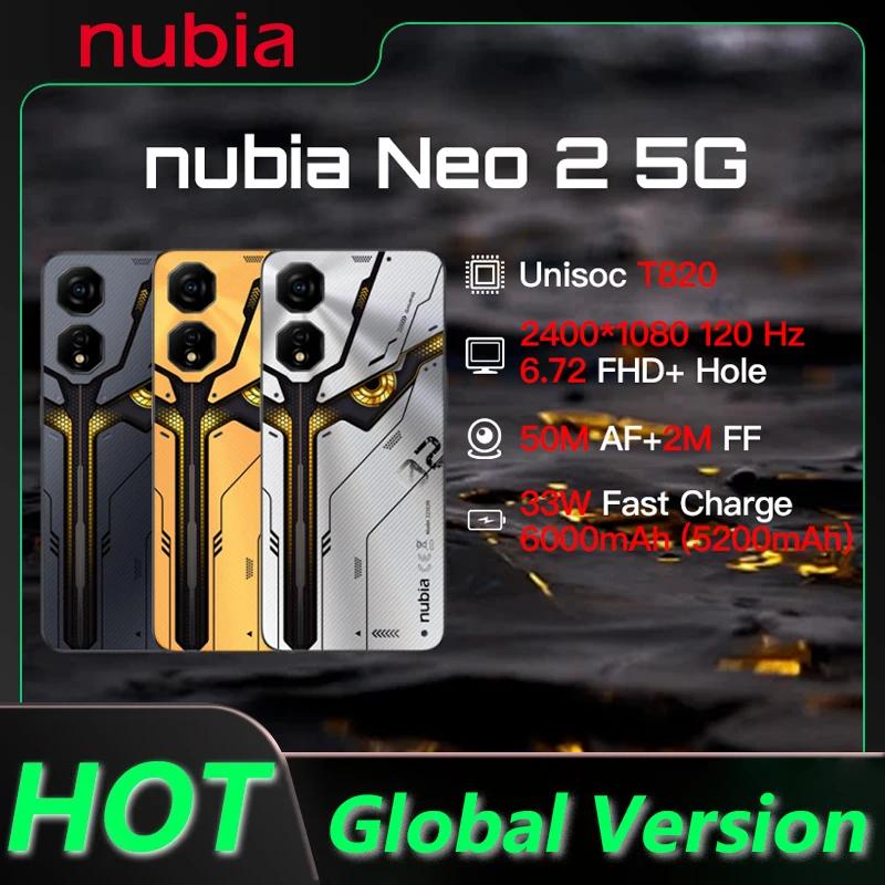 ۷ι  Nubia Neo 2 5G ޴, 6000mAh  ӵǴ ͸ 6.72, FHD + Ȧ, 120Hz, 50M NFC
